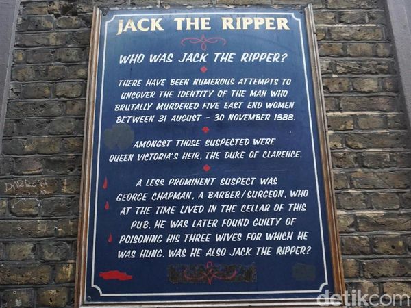 Foto: Menyusuri Lorong Pembunuh Brutal, Jack The Ripper
