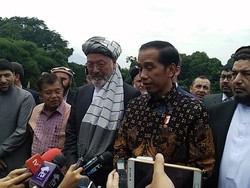 Jokowi Cerita Keragaman RI ke Karim Khalili dan Delegasi Afghanistan