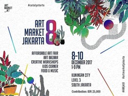 Puluhan Seniman Ramaikan Affordable Art Fair di Art Market Jakarta