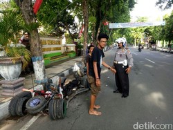 Modif Terlalu Ekstrem, Vespa Gembel Ditilang Polisi