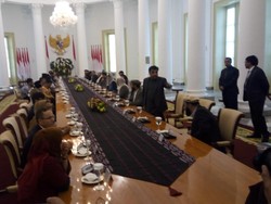 Majelis Perdamaian Afghanistan Temui Jokowi-JK di Istana Bogor