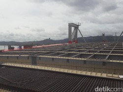 Menteri BUMN Tinjau Proyek Jembatan Holtekamp di Jayapura