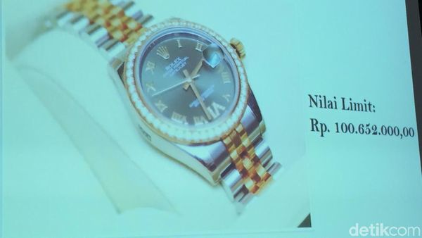 KPK Juga Lelang Jam Tangan Mewah, Ada Cartier hingga Rolex