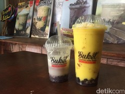 Nikmatnya Suket, Minuman Susu Ketan yang Kekinian dari Kuningan!