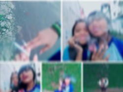 Heboh Foto Bocah Perempuan di Kabupaten Bandung Pose Merokok