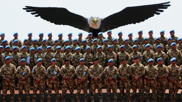 Wakil Komandan PMPP TNI Kunjungi Pasukan Garuda di Pedalaman Afrika