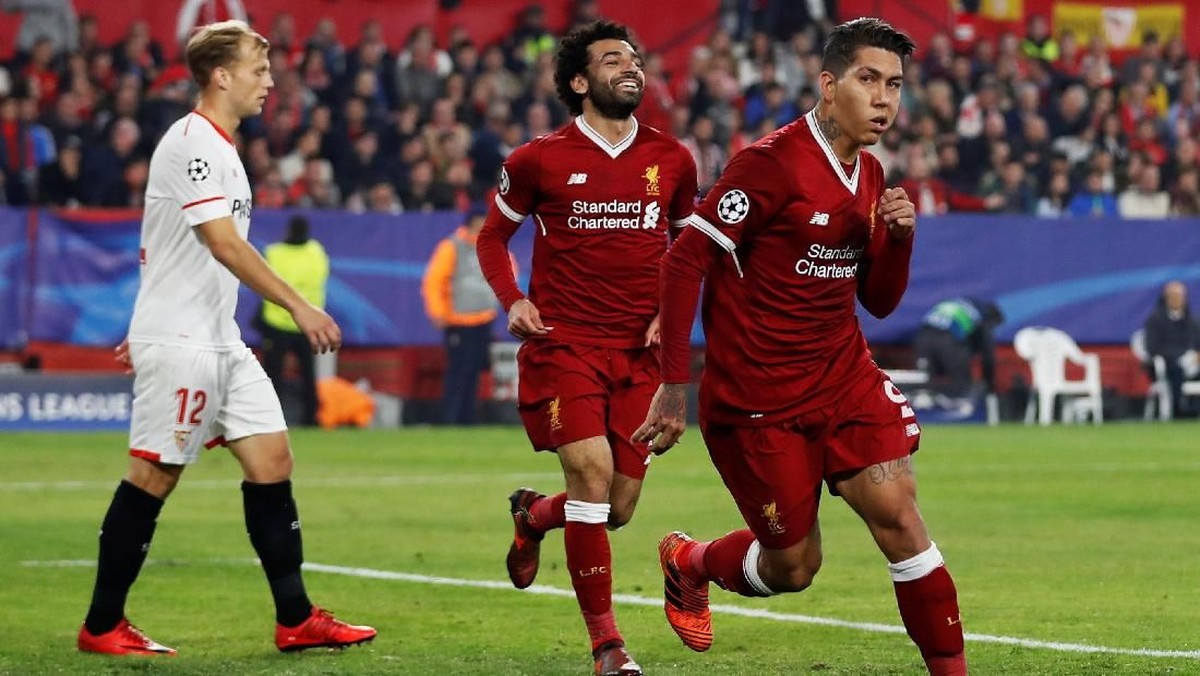 Liverpool sudah unggul 3-0 atas Sevilla di babak pertama (Foto: Matthew Childs/Action Images via Reuters)