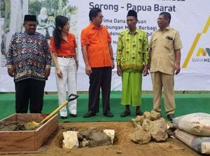 Mega Berbagi Bangun Ruang Perpustakaan di Sorong