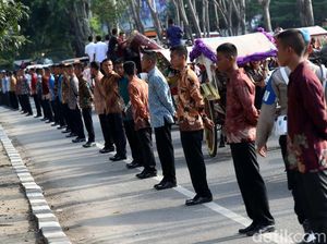 Paspampres Amankan Simulasi Kirab Kahiyang-Bobby
