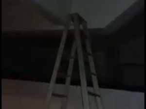 Heboh Video Tangga Lipat Berjalan Sendiri, Apa Penyebabnya?