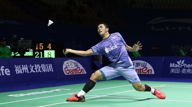 Jonatan Christie akan menghadapi salah satu pebulutangkis unggulan di babak kedua All England 2018.