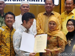 Diminta Golkar Evaluasi Cawagub, Khofifah: Tetap Firm Emil Dardak