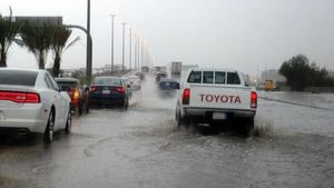 Foto: Ganasnya Banjir yang Lumpuhkan Jeddah