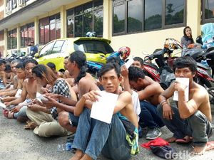 46 Orang Terjaring Operasi Preman di Palembang