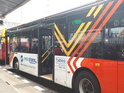 TransJ Lakukan Uji Coba Bus Metrotrans Rute Harmoni-Senayan Gratis