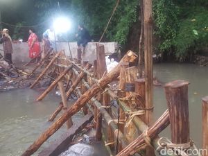 Foto: Situasi Terkini Penanganan Tanggul Jebol di Jatipadang