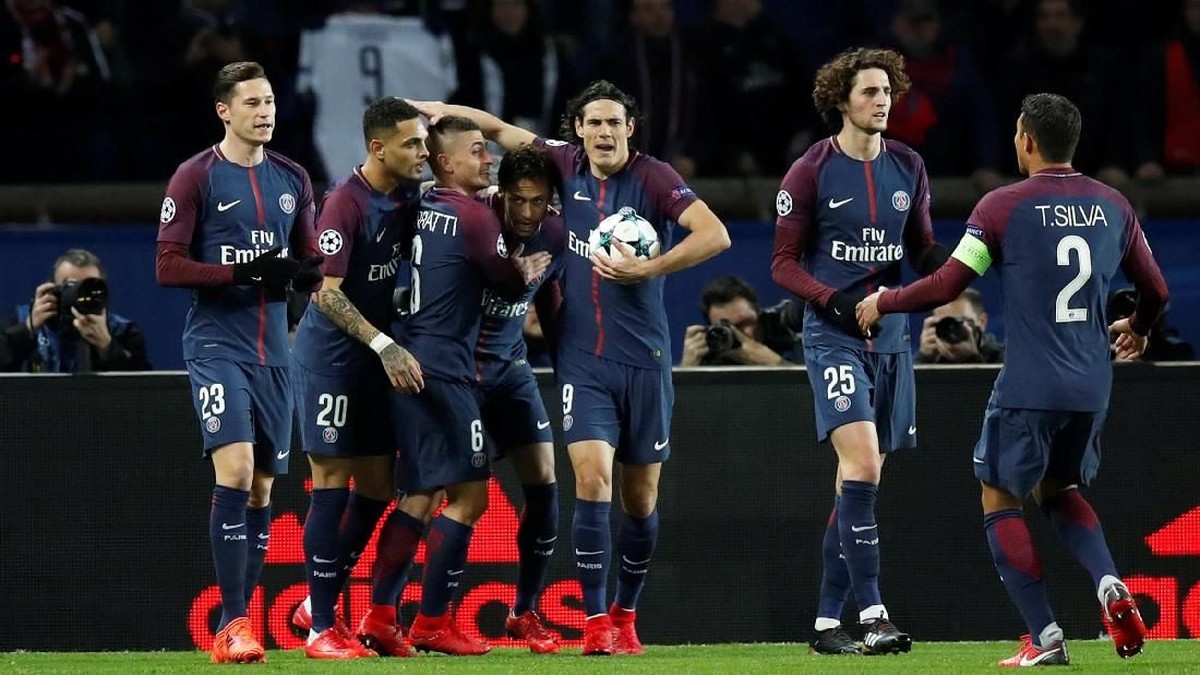 Paris Saint-Germain di Liga Champions. (Foto: Christian Hartmann/Reuters)