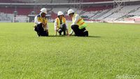 Sri Mulyani dan Basuki Hadimuljono Tinjau Stadion GBK
