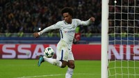 Whoscored memberi ponten tinggi untuk pemain Brasil itu. Dia mendapat nilai 9,4 hingga menjadi penampil terbaik. (Foto: Peter Cziborra/Reuters)
