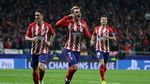 Foto: Gol Salto Griezmann Bantu Atletico Jaga Asa