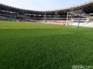 Foto: Siapa Rindu Menyaksikan Hamparan Hijau Rumput SUGBK?
