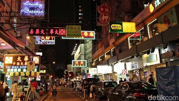 Foto: Pasar Malam Paling Instagenic di Hong Kong