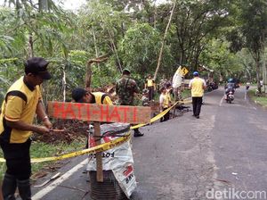 Jalan Bringin-Salatiga Longsor, Polisi Berlakukan Sistem Satu Arah