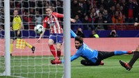 Kemenangan Atletico kemudian dimantapkan Kevin Gameiro di menit ke-85. Atletico menang 2-0. (Foto: Sergio Perez/REUTERS)