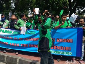 Para Driver Ojek Online akan Demo di Depan Kemenhub dan Istana