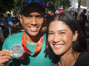 Selain Romantis, Pasangan Selebritis Ini Kompak Olahraga Bersama