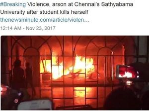 Mahasiswa Bunuh Diri Usai Kepergok Mencontek, Universitas India Dibakar
