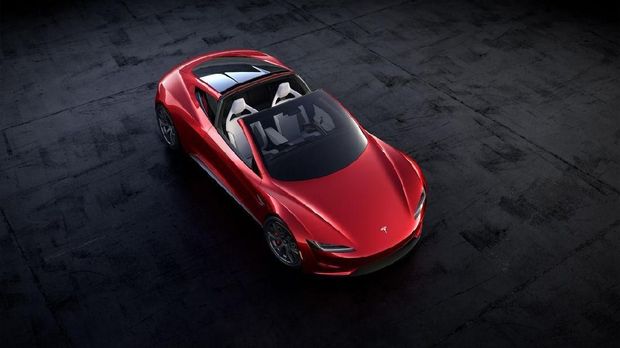  Tesla  Roadster Sudah Berwisata 810 juta Km di  Luar  Angkasa 