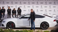 Sedan Audi RS 7 performance 4.0 TFSI jadi pilihan Keylor Navas.  (Denis Doyle/Getty Images For AUDI)