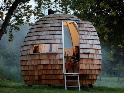 Rumah Polong yang Bisa Berputar Mengikuti Matahari