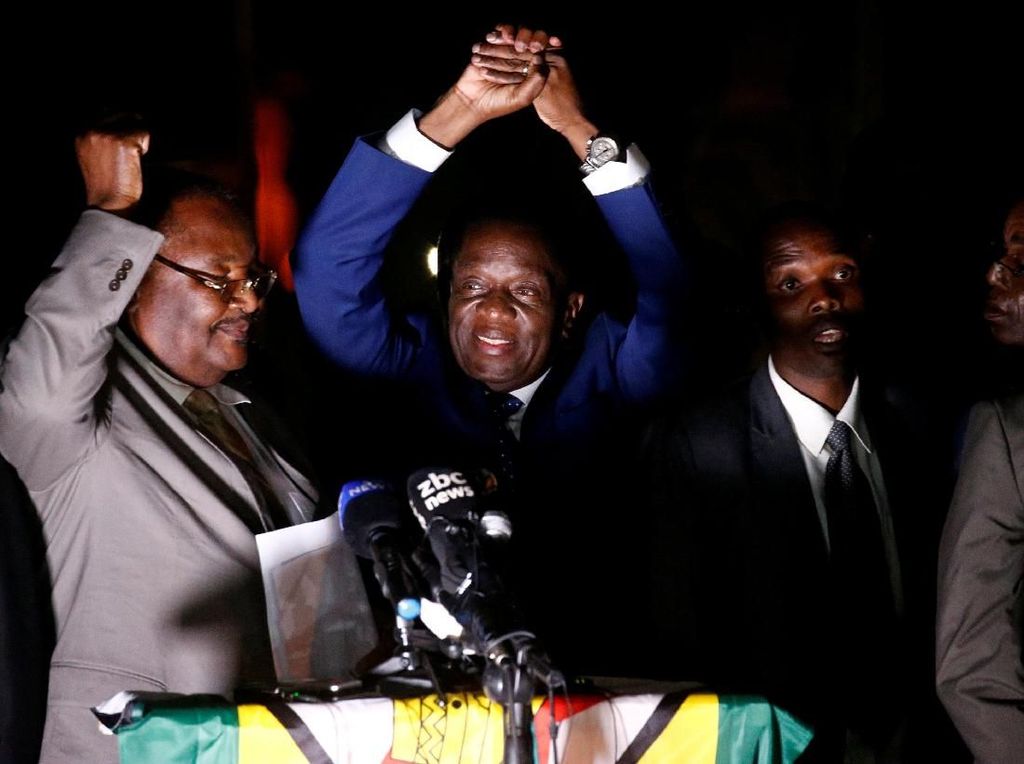 Akhiri Drama Politik Zimbabwe, Mnangagwa Si Buaya Gantikan Mugabe