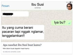 Ikut Kuis Nasihat Ibu Susi di Facebook? Awas Kena Virus!