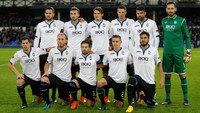 Atalanta lolos usai mempermalukan Everton 5-1 di kandang lawan. Mereka jadi salah satu wakil dari Grup E. Foto: Carl Recine/Action Images via Reuters