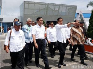 Jokowi Resmikan Terminal Bandara Internasional Silangit