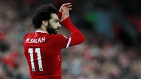 11. Mohamed Salah. Pemain Liverpool kelahiran Mesir 25 tahun ini sedang subur-suburnya. Tapi rupanya koleksi assist Salah pun cukup mengesankan dengan 10 assist dari 30 penampilannya di Premier League 2017/2018. (Foto: Jason Cairnduff/Action Images via Reuters)