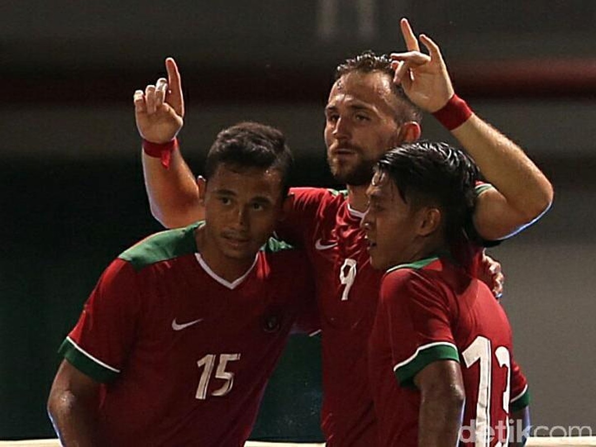 Pemain timnas Indonesia (Foto: Agung Pambudhy/detikcom)