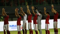 Kemenangan itu menjadi satu-satunya kemenangan dalam rangkaian tiga uji coba Timnas.