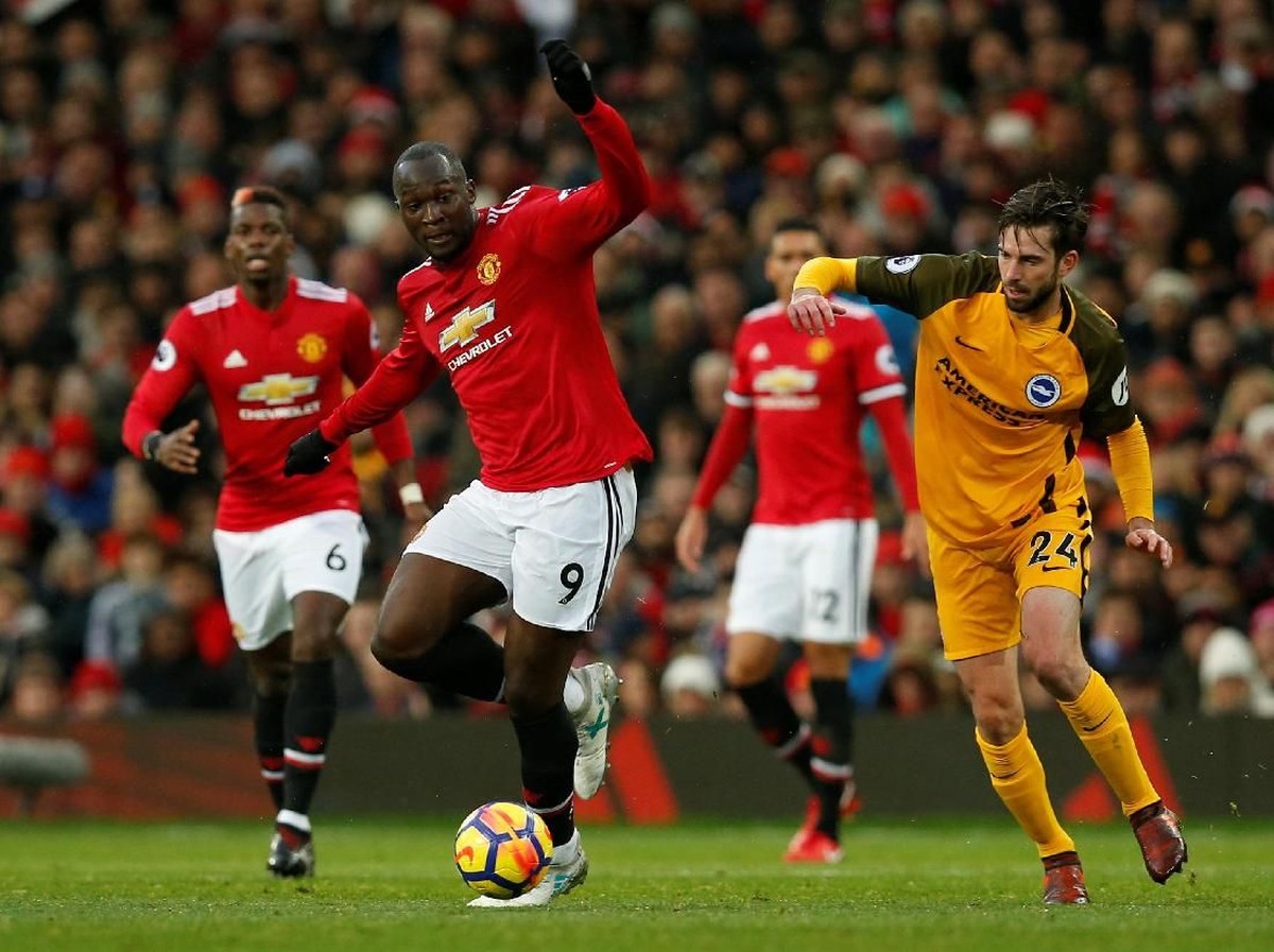 Manchester United saat melawan Brighton & Hove Albion (Foto: Andrew Yates/Reuters)