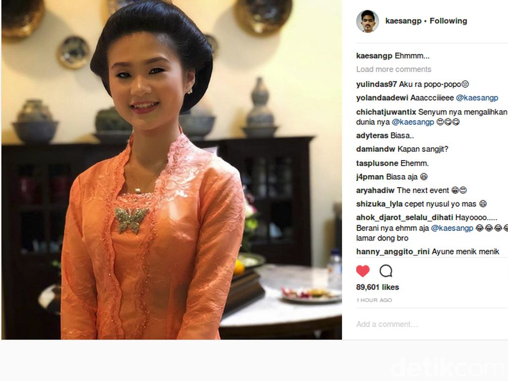 Usai Ditanya Kapan Nyusul?, Kaesang Pamer Foto Pacar di Instagram Usai Ditanya Kapan Nyusul?, Kaesang Pamer Foto Pacar di Instagram