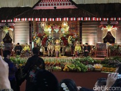 Seperti di Solo, Pelaminan Kahiyang-Bobby juga Dihiasi Sayur dan Buah