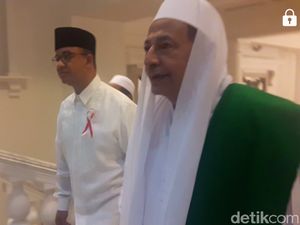 Sambangi Balai Kota, Habib Luthfi dan Anies Gelar Pertemuan Tertutup