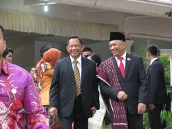 Kapolri dan Panglima TNI Hadiri Resepsi Kahiyang di Medan