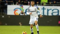 Kemenangan Nerazzurri tersebut tidak lepas dari performa apik Icardi sang kapten. (Foto: Enrico Locci/Getty Images)