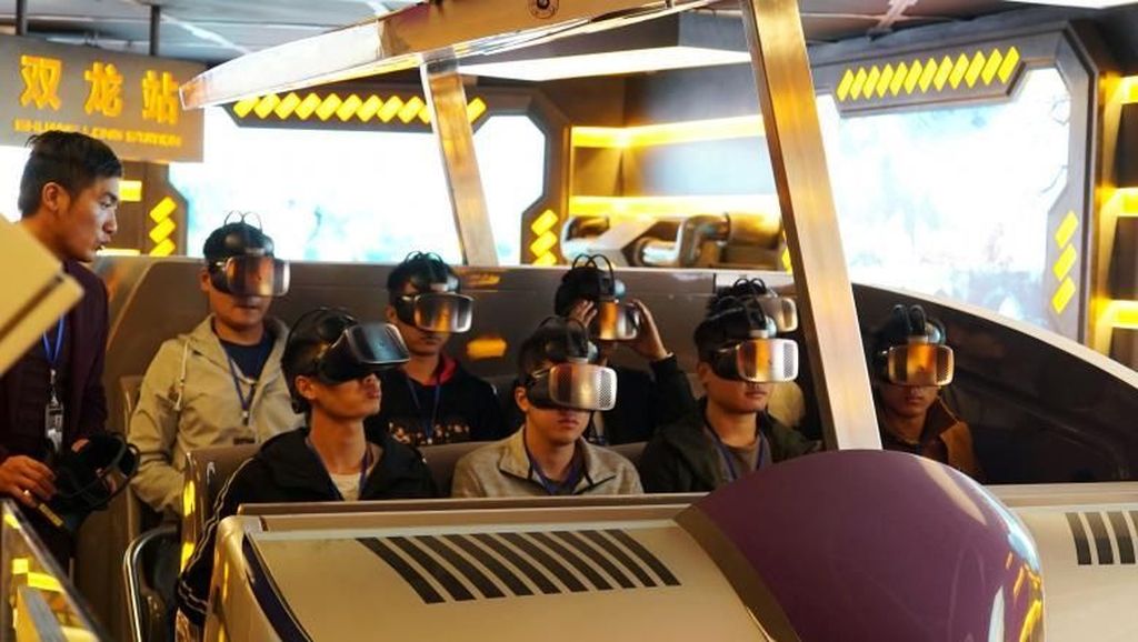 Foto: Segera Hadir, Taman Rekreasi Virtual Reality di China