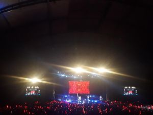 Lautan Merah iKon Gemparkan Panggung Saranghaeyo Indonesia 2017