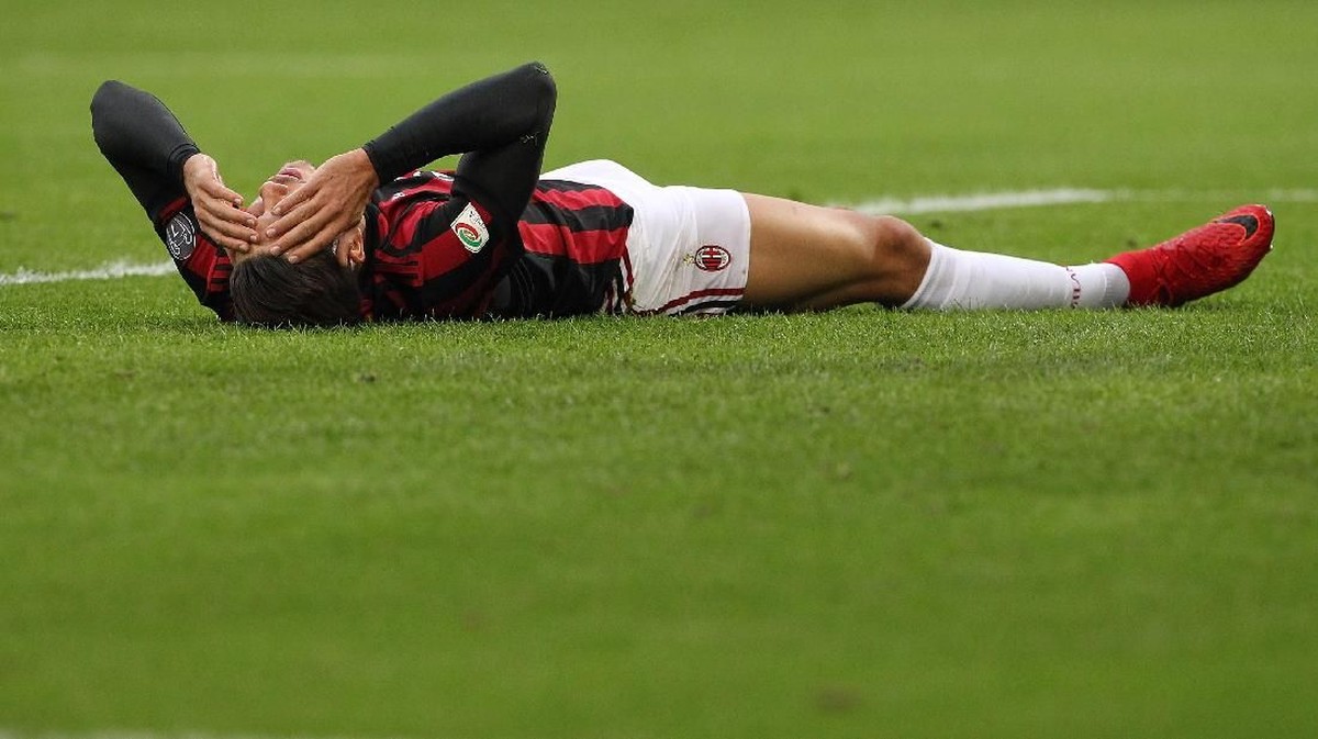 Andre Silva saat Milan menghadapi Torino (Marco Luzzani/Getty Images)